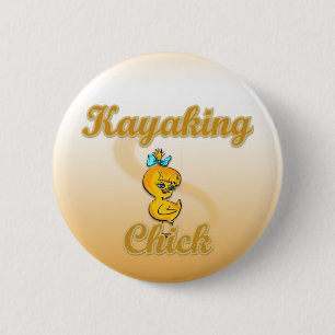 Badge Rond 5 Cm Kayak Chick