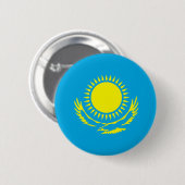 Badge Rond 5 Cm Kazakhstan (Devant & derrière)