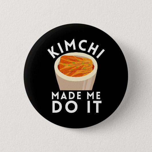 Badge Rond 5 Cm Kbbq Korean Bbq Kimchi Ramen (Devant)
