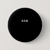 Badge Rond 5 Cm KCB continue à revenir (Devant)