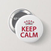 Badge Rond 5 Cm Keep calm (Devant & derrière)