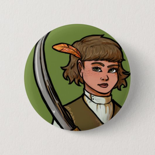 Badge Rond 5 Cm Keladry de bouton de Mindelan (Devant)