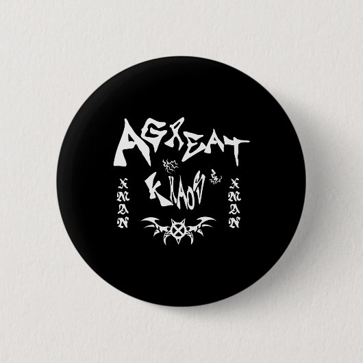 Badge Rond 5 Cm Ken Carson Merch Design Agc (Devant)