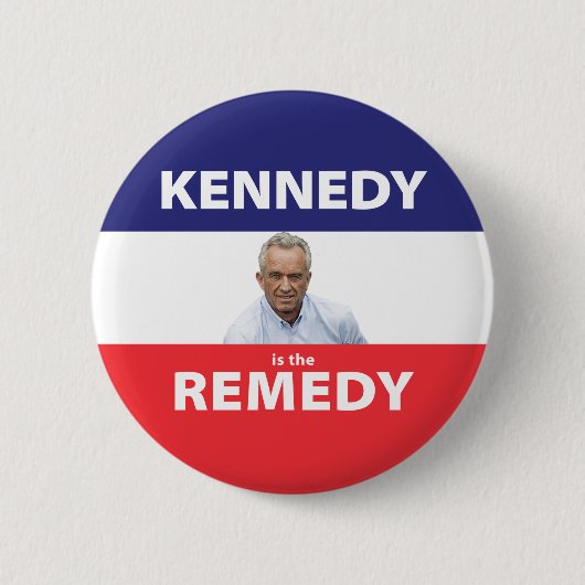 Badge Rond 5 Cm Kennedy est le bouton Remedy (Devant)