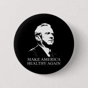 Badge Rond 5 Cm Kennedy Rfk Jr Rendre l'Amérique en santé Maha Tr