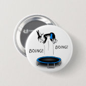 Badge Rond 5 Cm Kenny sur le trempoline (Devant & derrière)