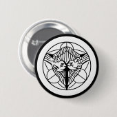 Badge Rond 5 Cm Kenshin Uesugi (Devant & derrière)