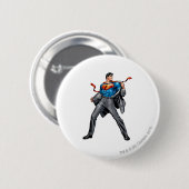 Badge Rond 5 Cm Kent change en Superman (Devant & derrière)