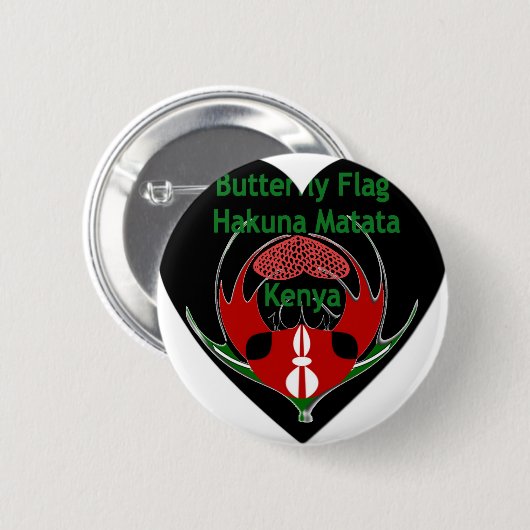 Badge Rond 5 Cm Kenya (Devant & derrière)