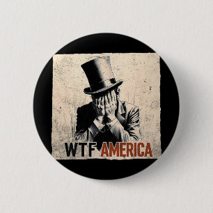 Badge Rond 5 Cm Kes américain Anti-trump Abraham Lincoln _2