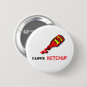 Badge Rond 5 Cm ketchup (Devant & derrière)