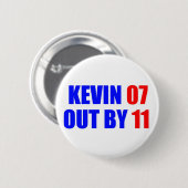 Badge Rond 5 Cm Kevin 07 par le bouton 11 (Devant & derrière)