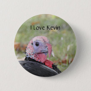 Badge Rond 5 Cm Kevin La Turquie - Vieux Wethersfield, CT