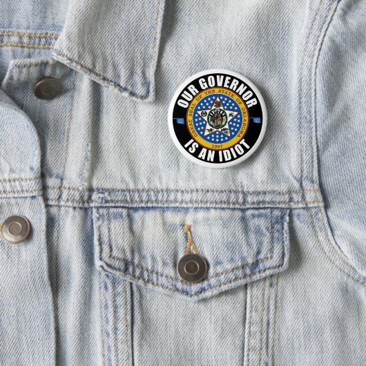 Badge Rond 5 Cm Kevin Stitt est un idiot (En situation)