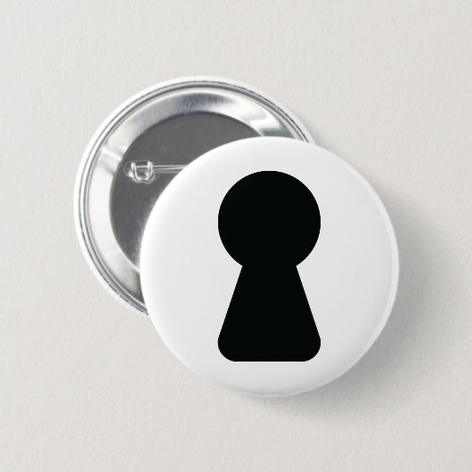 BADGE ROND 5 CM KEYHOLE (Devant & derrière)