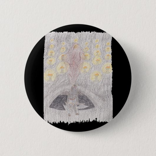 Badge Rond 5 Cm Khaos Crystal (Devant)