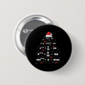 Badge Rond 5 Cm Ki Math Enseignant Noël Costume correspondant Math (Devant & derrière)