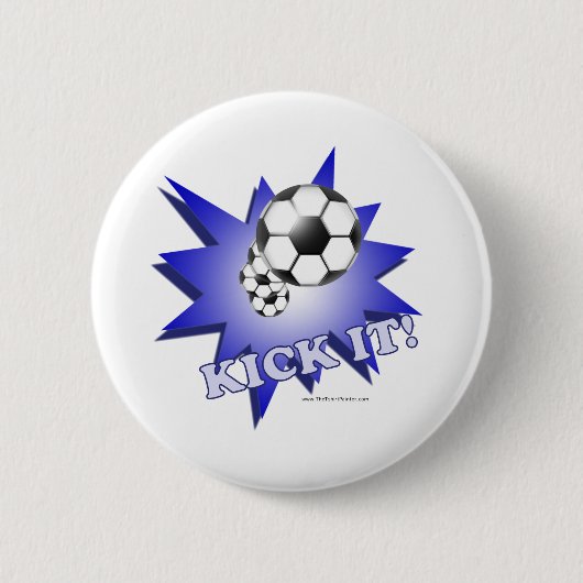 Badge Rond 5 Cm Kick It! (Devant)