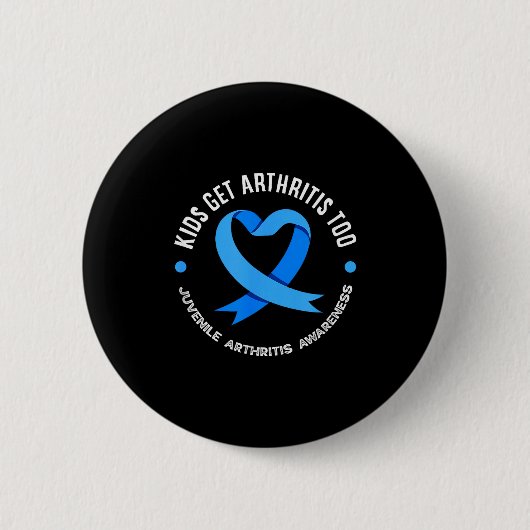 Badge Rond 5 Cm Kids Get Arthritis Too Juvenile Arthritis Awarenes (Devant)