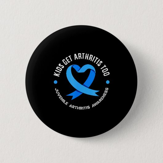 Badge Rond 5 Cm Kids Get Arthritis Too Juvenile Arthritis Awarenes (Devant)