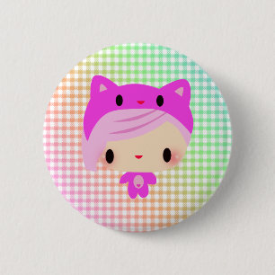 Badge Rond 5 Cm Kiki-Chan