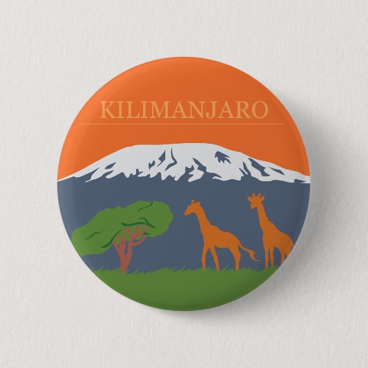 Badge Rond 5 Cm Kilimanjaro (Devant)