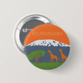 Badge Rond 5 Cm Kilimanjaro (Devant & derrière)