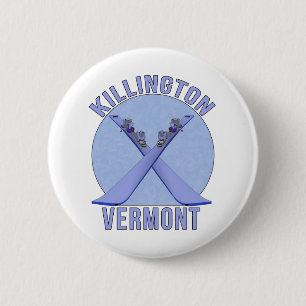 Badge Rond 5 Cm Killington, Vermont