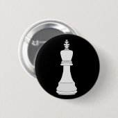 Badge Rond 5 Cm King Chess (Devant & derrière)