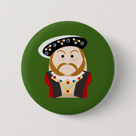 Badge Rond 5 Cm King Henri VIII (Devant)