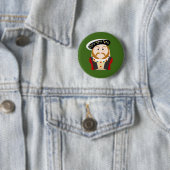 Badge Rond 5 Cm King Henri VIII (En situation)