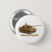 BADGE ROND 5 CM KING TIGER (Devant & derrière)