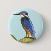 Badge Rond 5 Cm Kingfisher (Devant)
