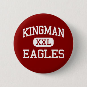 Badge Rond 5 Cm Kingman - Eagles - lycée - Kingman le Kansas