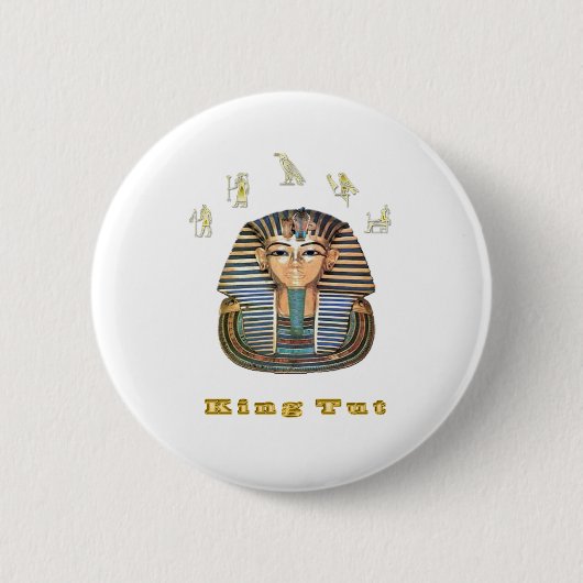 Badge Rond 5 Cm KingTut, cool (Devant)
