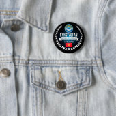 Badge Rond 5 Cm Kirghizistan (En situation)