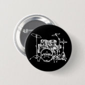 Badge Rond 5 Cm Kit de tambour spécial (Devant & derrière)
