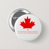 Badge Rond 5 Cm Kitchener, Ontario (Devant & derrière)