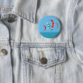 Badge Rond 5 Cm Kitesurf (En situation)