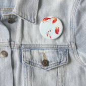 Badge Rond 5 Cm Kitsune (En situation)
