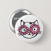 Badge Rond 5 Cm Kitteh (Devant & derrière)
