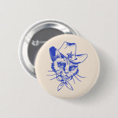 Badge Rond 5 Cm Kitty Button (Devant & derrière)
