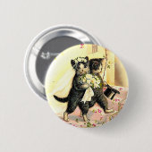 Badge Rond 5 Cm Kitty Cat (Devant & derrière)