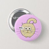 Badge Rond 5 Cm Kitty-chat (Devant & derrière)