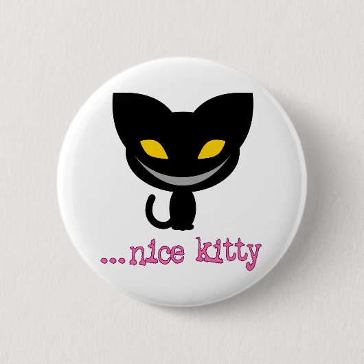 Badge Rond 5 Cm Kitty gentil - bouton (Devant)