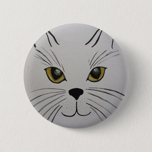 Badge Rond 5 Cm Kitty KAT (Devant)
