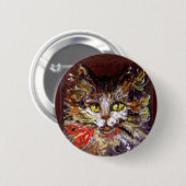 BADGE ROND 5 CM KITTY PORTRAIT (Devant & derrière)