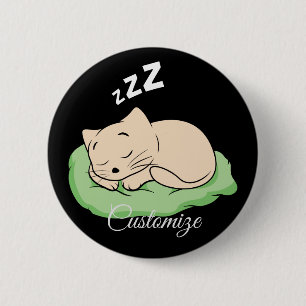 Badge Rond 5 Cm Kitty Thunder-Cove dormant