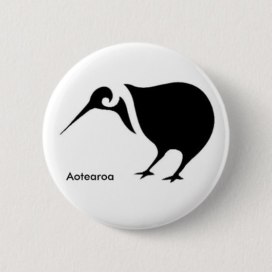 Badge Rond 5 Cm Kiwi (Devant)