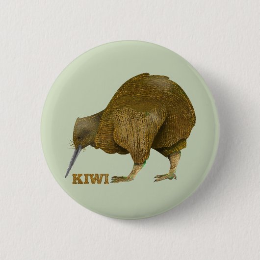 Badge Rond 5 Cm Kiwi (Devant)